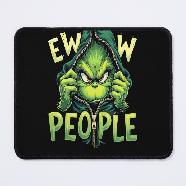 Item preview, Grinch Ew People Funny Christmas Mood Design designed and sold by Justice Geovanni.