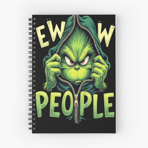 Item preview, Grinch Ew People Funny Christmas Mood Design designed and sold by Justice Geovanni.