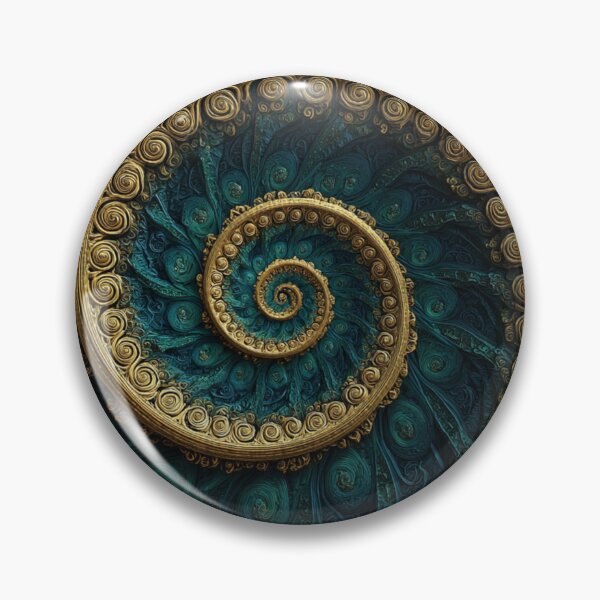 Item preview, New Zealand Māori Paua Pattern Koru Design 595 designed and sold by GrinGalore.