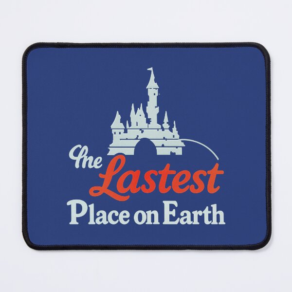 Item preview, The Lastest Place on Earth | Vintage Parody, Crumbling Castle Kingdom, Pun Lover Gift for Stickers Notebooks Shirts Bags Magnets and More designed and sold by eatmorvelopator.