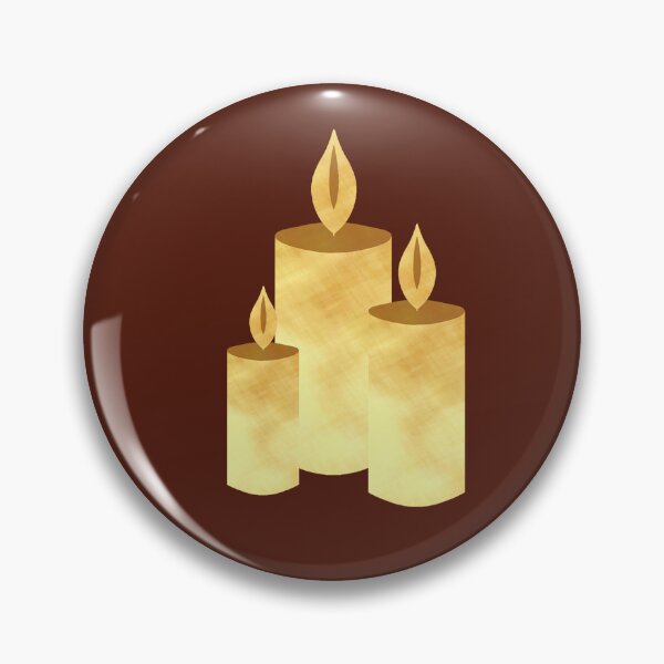 Item preview, Golden Candles on brown - Calm, Sensory-Friendly designed and sold by CreaTwinkles.
