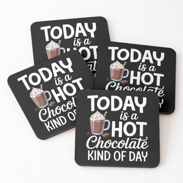 Item preview, Today Is A Hot Chocolate Kind Of Day Hot Cocoa Cozy designed and sold by ValerieRodrigue.
