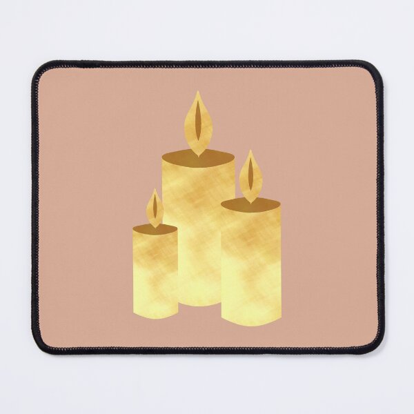Item preview, Golden Candles on creme - Calm, Sensory-Friendly designed and sold by CreaTwinkles.