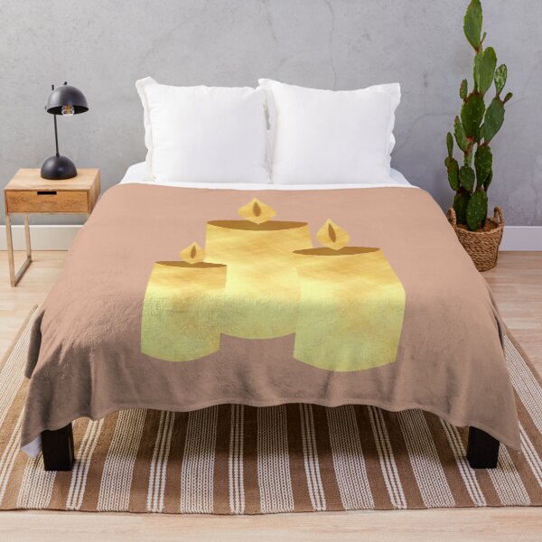 Item preview, Golden Candles on creme - Calm, Sensory-Friendly designed and sold by CreaTwinkles.