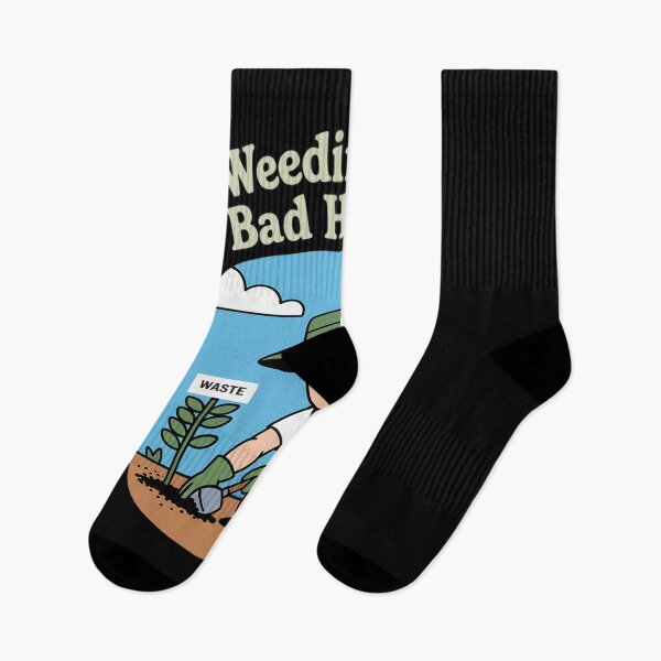 Item preview, Eco Friendly Weeding Out Bad Habits Garden Print designed and sold by BiellaSar.