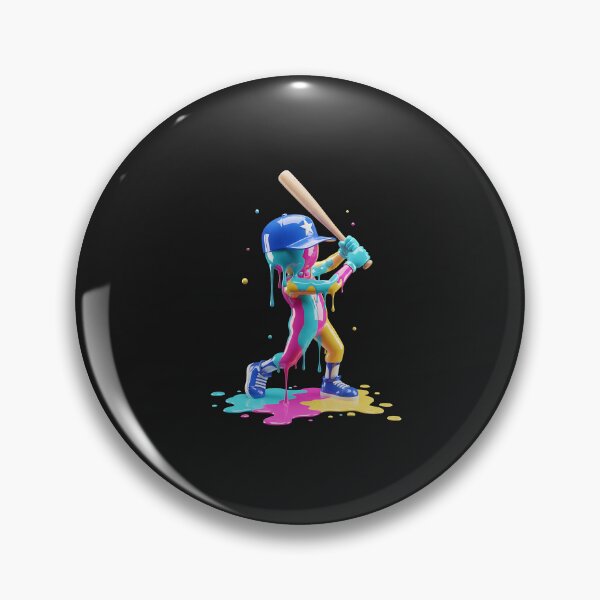 Item preview, Baseball Player USA Flag Drip Dripping Ice Cream American designed and sold by diyoor.