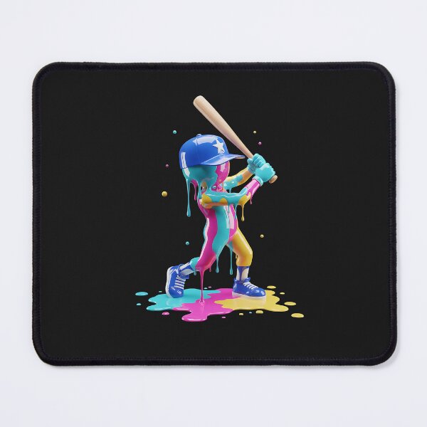 Item preview, Baseball Player USA Flag Drip Dripping Ice Cream American designed and sold by diyoor.