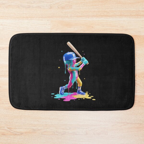 Item preview, Baseball Player USA Flag Drip Dripping Ice Cream American designed and sold by diyoor.