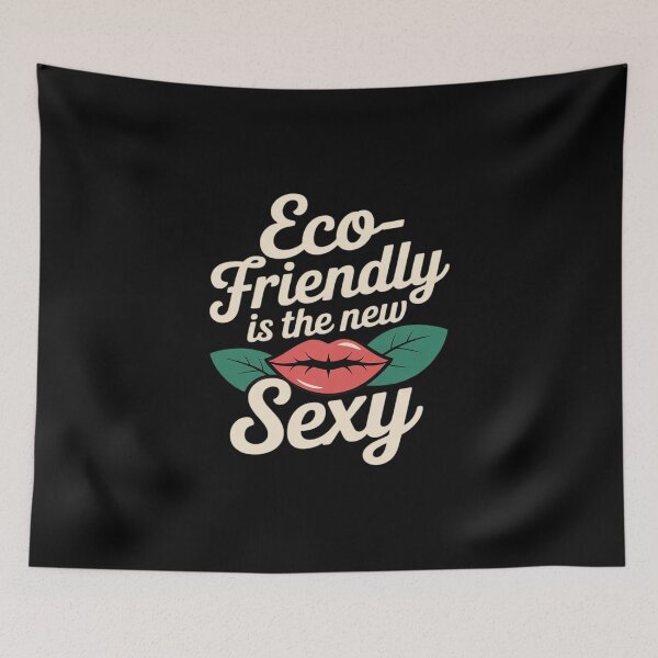 Item preview, Eco-Friendly Is The New Sexy Sustainable Lip Print designed and sold by BiellaSar.