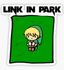 Link in park joke. Sticker