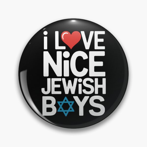 Item preview, I Love Nice Jewish Boys - Jews Hebrews Israelites Hanukkah designed and sold by ValerieRodrigue.