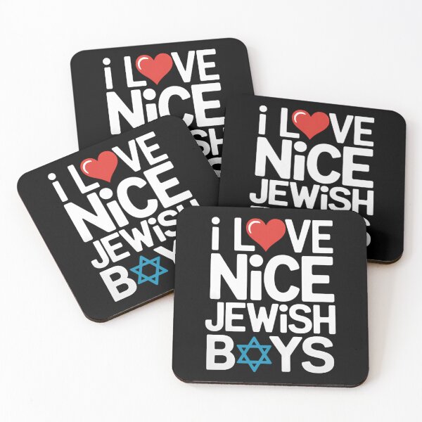 Item preview, I Love Nice Jewish Boys - Jews Hebrews Israelites Hanukkah designed and sold by ValerieRodrigue.