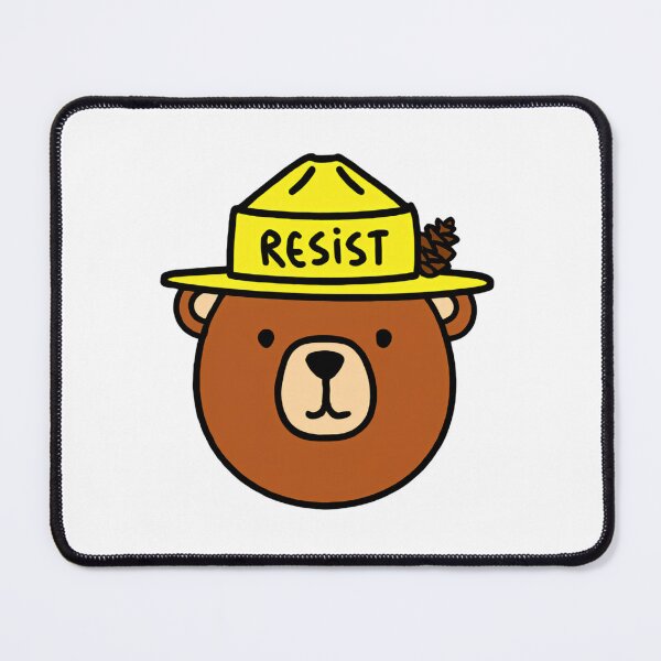 Item preview, Bear Resist Protect Our National Parks - Save the environment public lands timeless forest designed and sold by HumansStuck12.