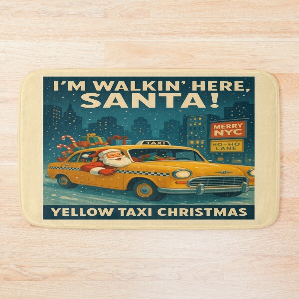Item preview, Santa’s New York Taxi Christmas Ride designed and sold by Globalcitytees.