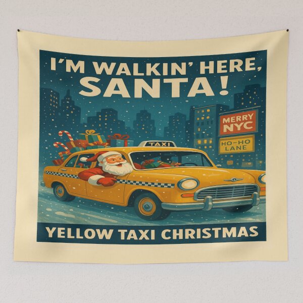 Item preview, Santa’s New York Taxi Christmas Ride designed and sold by Globalcitytees.