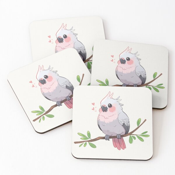 Item preview, Fluffy Parrot Friend – Cute Bird Sticker Design designed and sold by Wildtastic .