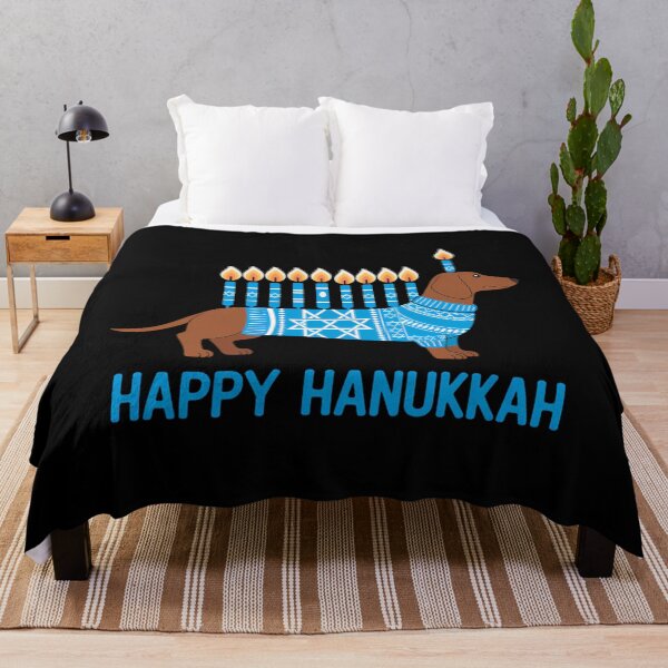 Item preview, Weiner Dog Menorah Happy Hanukkah Weiner Dog designed and sold by ValerieRodrigue.
