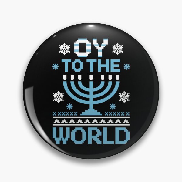 Item preview, Oy To The World Funny Jewish Holiday Humor Hanukkah designed and sold by ValerieRodrigue.