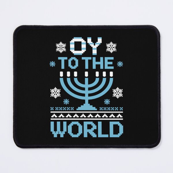 Item preview, Oy To The World Funny Jewish Holiday Humor Hanukkah designed and sold by ValerieRodrigue.