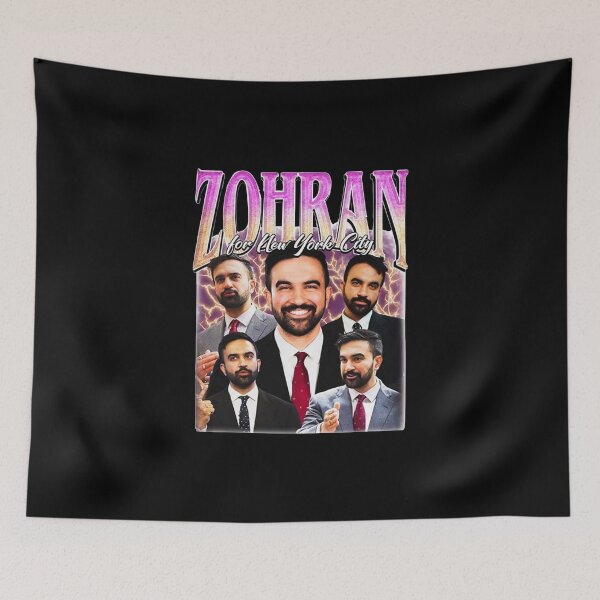 Item preview, Zohran for New York City  Vintage Style First Muslim Mayor designed and sold by JaquelinDach.