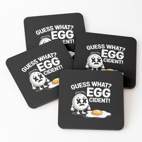 Item preview, Egg-cident - Funny Typography Breakfast designed and sold by Idarmotar.