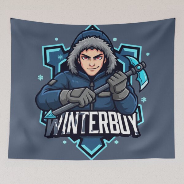 Item preview, Winterboy Gamer Logo Cool Ice Mascot Gaming Design tshirt designed and sold by anandsiva2703.