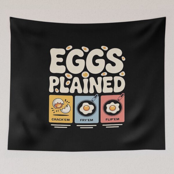 Item preview, Eggs Explained Cooking Guide Funny Breakfast designed and sold by Idarmotar.