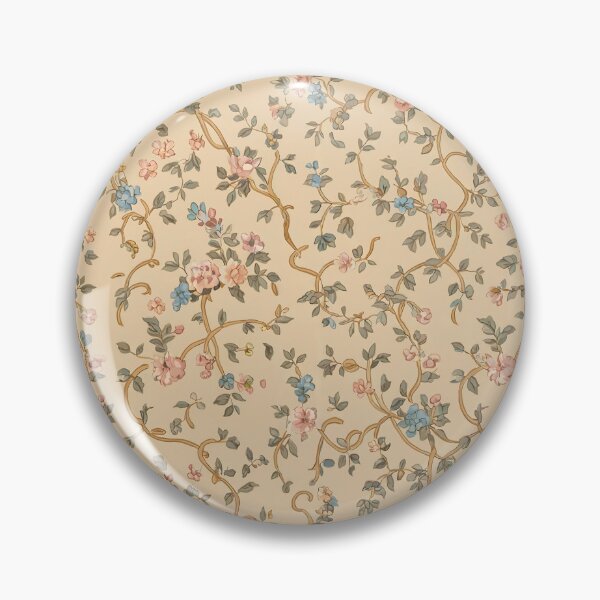 Item preview, Cream Toile de Jouy Floral designed and sold by Tamas Das.