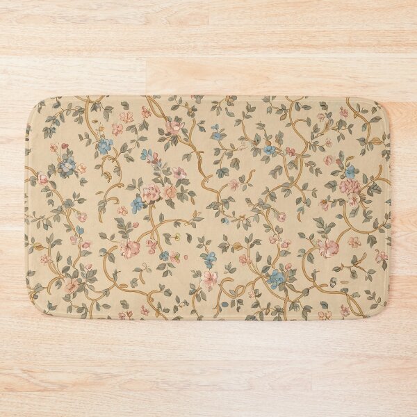 Item preview, Cream Toile de Jouy Floral designed and sold by Tamas Das.