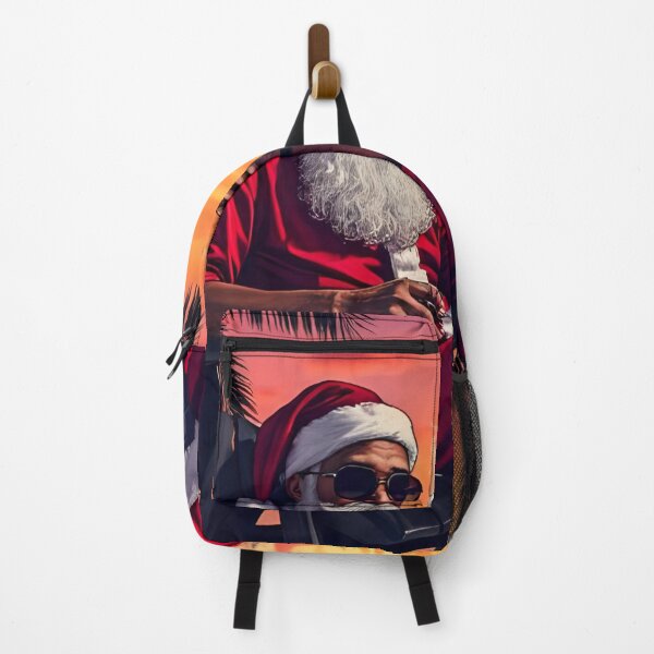 Item preview, Tropical Santa Sunset Chill – Beach Christmas Artwork designed and sold by DPvibes.