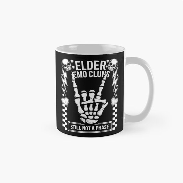 Artikelvorschau, Elder Emo Club Still Not A Phase Funny Skeleton Hand entworfen und verkauft von Idarmotar.