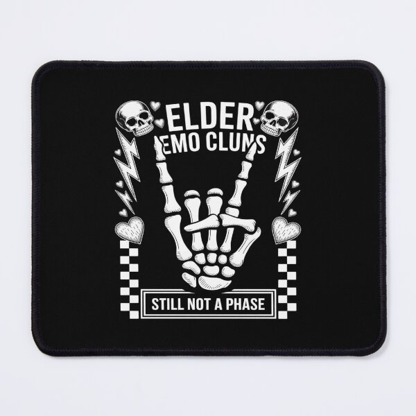 Item preview, Elder Emo Club Still Not A Phase Funny Skeleton Hand designed and sold by Idarmotar.