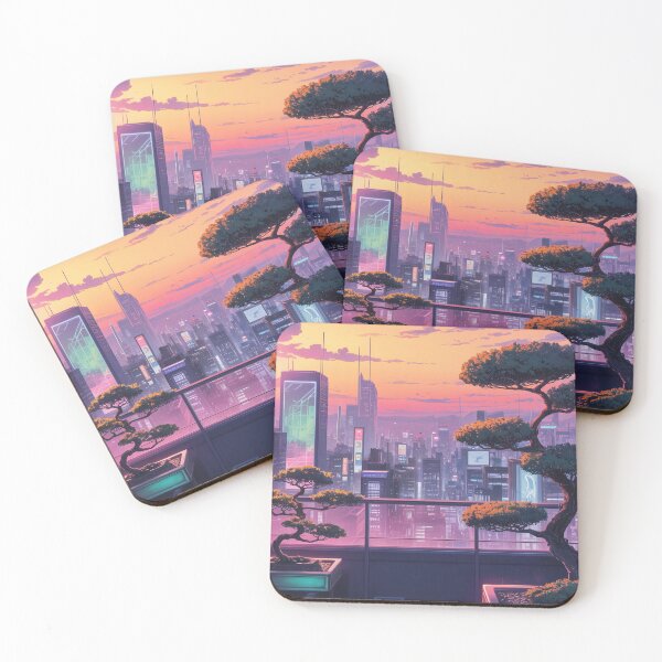 Item preview, Neo Tokyo Sunset Terrace designed and sold by DreamCraze.