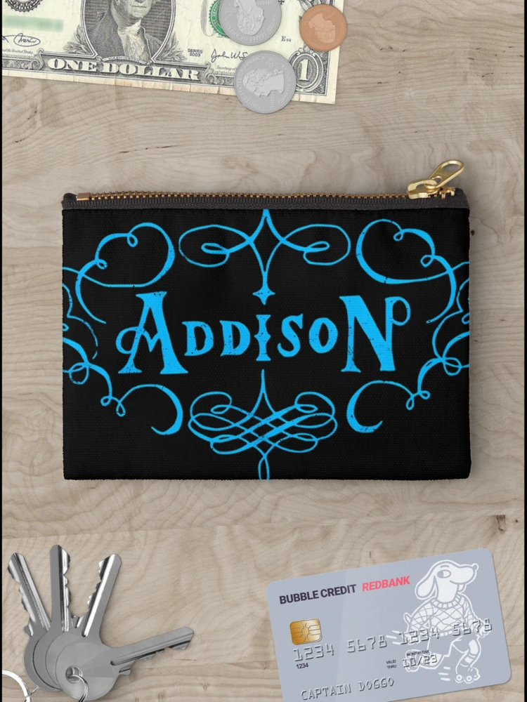 Thumbnail 3 of 4, Zipper Pouch,  Addison Rae - Addison Logo designed and sold by CarFlying.