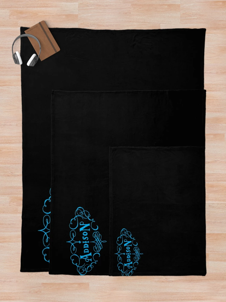 Thumbnail 5 of 6, Throw Blanket, Addison Rae - Addison Logo designed and sold by CarFlying.