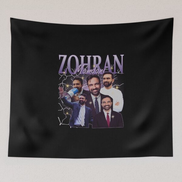Item preview, Zohran Mamdani Nueva York Retro Vintage años 90 designed and sold by JaquelinDach.