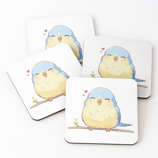 Item preview,  Kawaii Bird Sticker designed and sold by Wildtastic .
