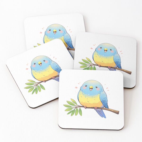 Item preview,  Kawaii Bird Sticker designed and sold by Wildtastic .