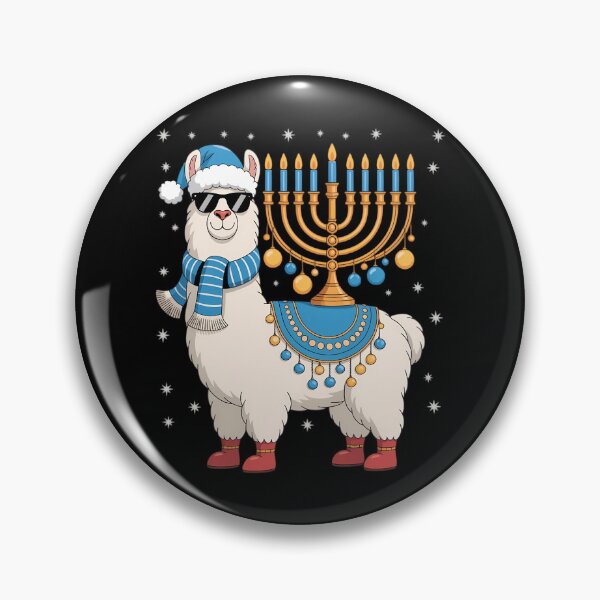 Artikelvorschau, Menorah Chanukka Lama süßes Alpaka Chanukah entworfen und verkauft von Sunset4Bones.