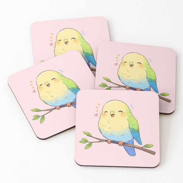 Item preview, Kawaii Bird Sticker designed and sold by Wildtastic .