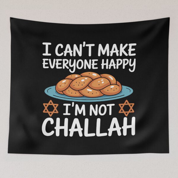 Item preview, Funny Challah Saying Shabbat Holidays Chanukah designed and sold by Sunset4Bones.