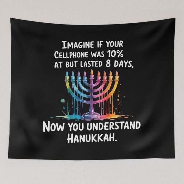 Item preview, Hanukkah Chanukah - Cellphone Meme - Funny Jewish designed and sold by Sunset4Bones.