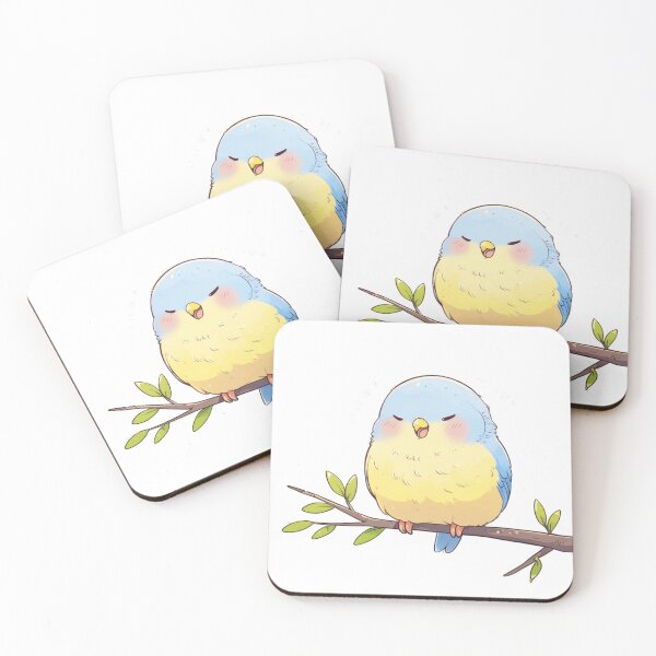 Item preview,  Kawaii Bird Sticker designed and sold by Wildtastic .
