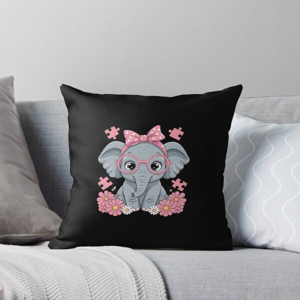 Item preview, Elephant Breast Cancer Awareness Pink Ribbon designed and sold by Idarmotar.