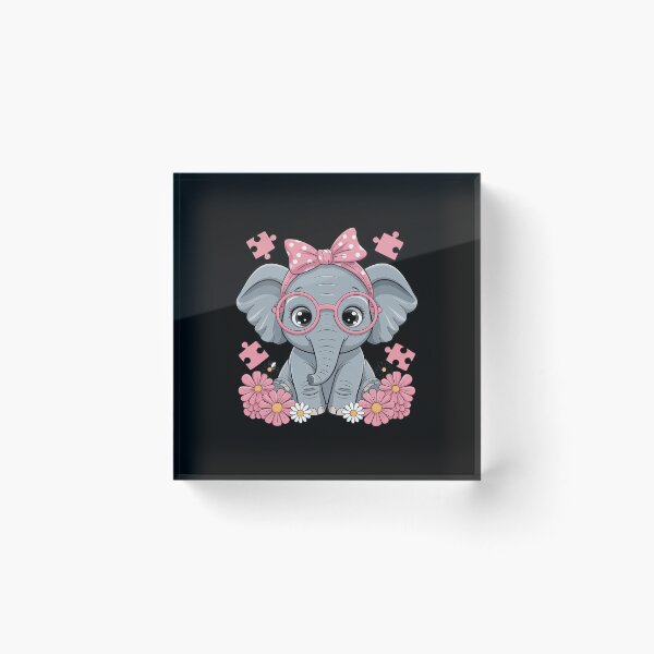 Item preview, Elephant Breast Cancer Awareness Pink Ribbon designed and sold by Idarmotar.