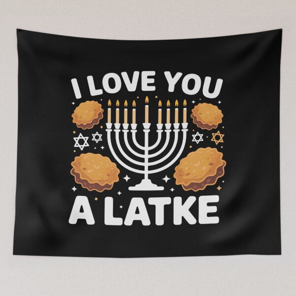 Item preview, Hanukkah I Love You A Latke Hanukkah designed and sold by Sunset4Bones.