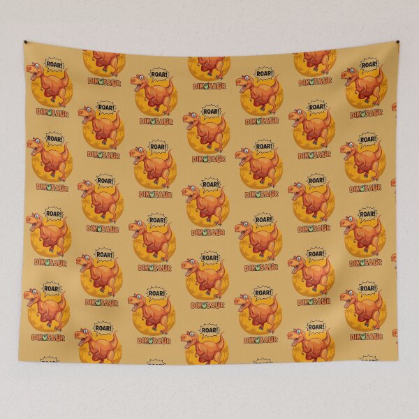 Item preview, Cartoon Dinosaur Roar Funny T-Rex Kids Design tshirt designed and sold by anandsiva2703.