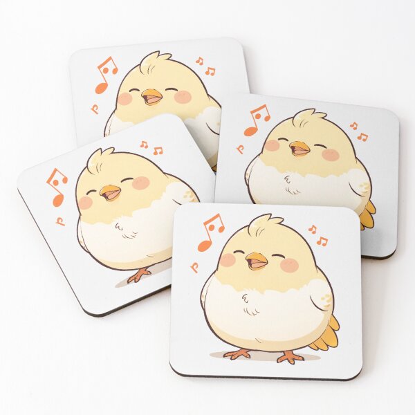 Item preview,  Kawaii Bird Sticker designed and sold by Wildtastic .