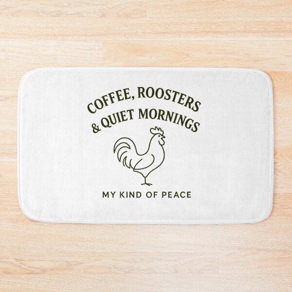 Item preview, Coffee, Roosters & Quiet Mornings – Minimalist Farmhouse Rooster Line Art Rustic Kitchen Wall Decor designed and sold by SlavicFolk.