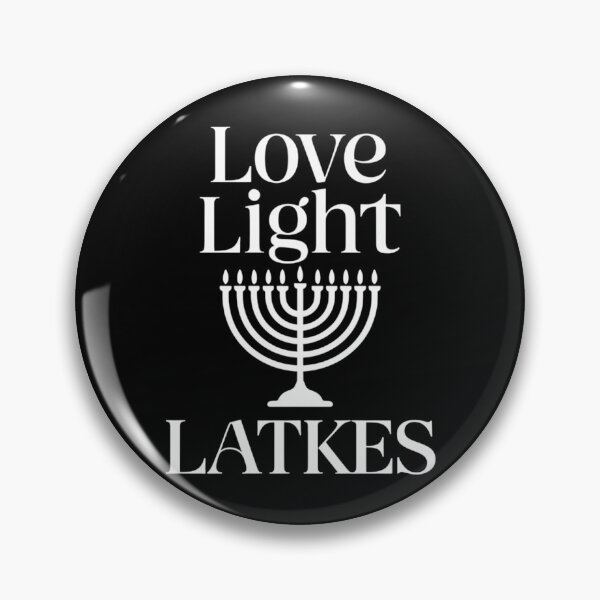 Item preview, Love Light Latkes Hanukkah Jewish Holiday Menorah Funny designed and sold by Sunset4Bones.